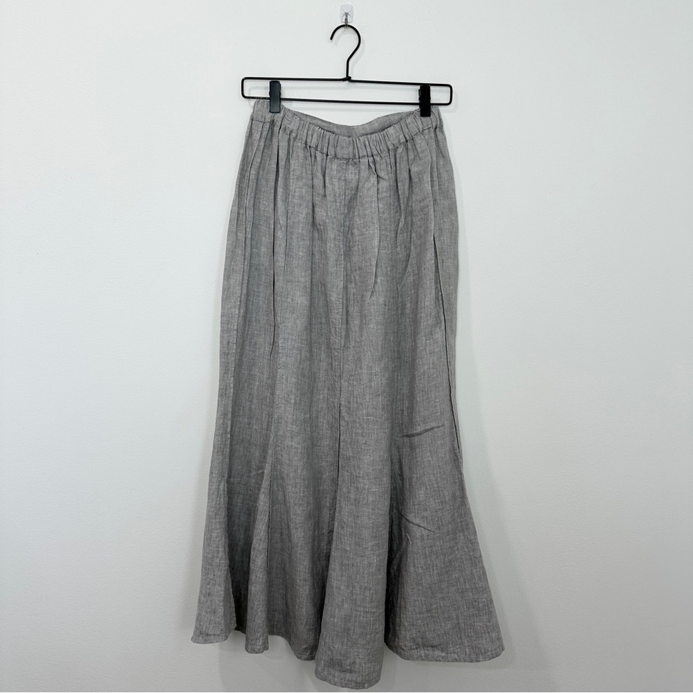 Flax Gray Maxi Skirt - Picture 2 of 5